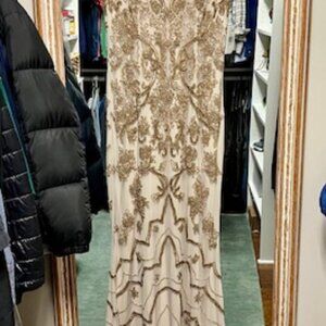 Theia Couture Ochre Gown, Size 10, New